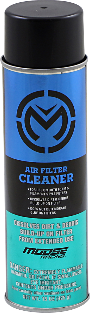 MOOSE RACING Air Filter Cleaner - 15 oz. net wt. - Aerosol MACFA241215 - Cycle City Outdoors