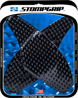 STOMPGRIP 55-10-0030B Tank Grips - Volcano - Black - Kawasaki - Ninja '04-'07 | Street