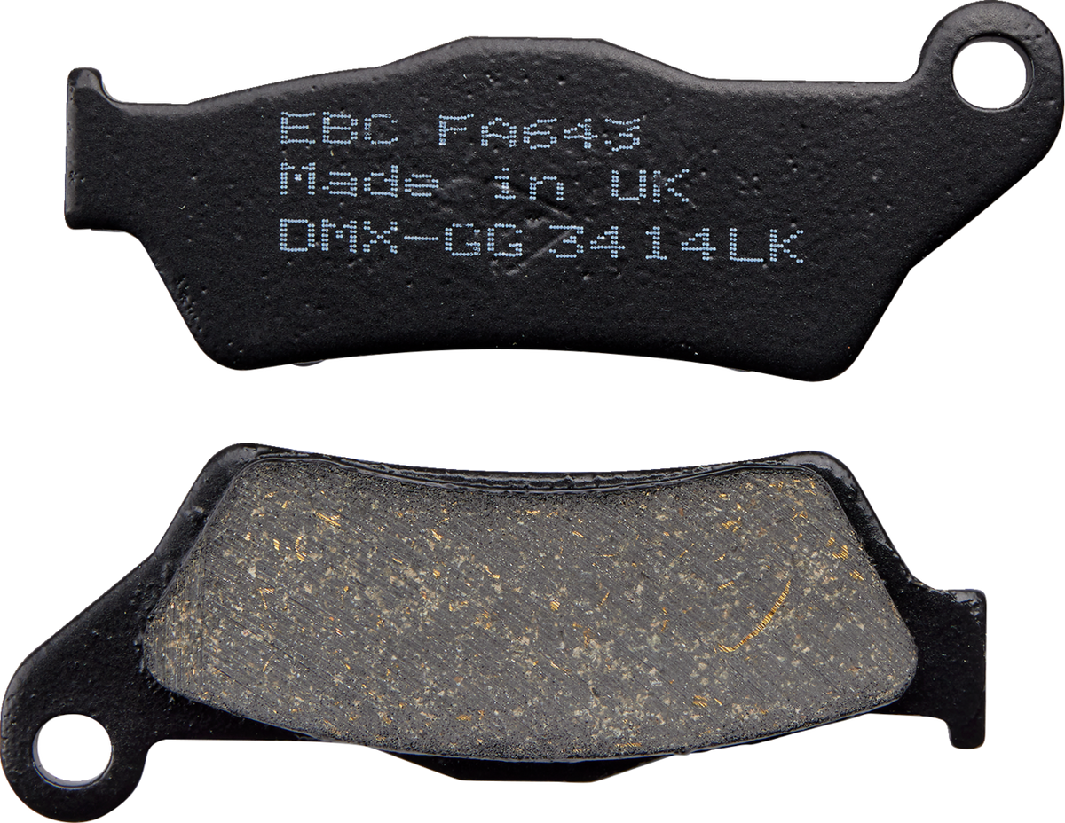 EBC FA Series Organic Base Brake Pads - FA643 (Harley-Davidson Street 500 / Street 750 / Street Rod 2014–2020)
