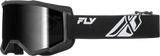 Focus  Goggle  Black/White W/Dark Smoke Hydrophoc Lens