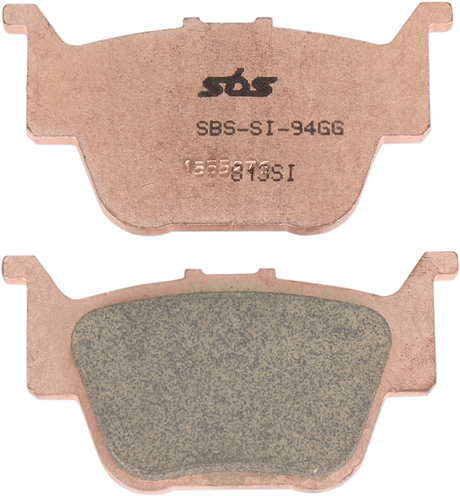 SBS Sintered Rear Brake Pads - 813SI (Honda FourTrax Foreman 4x4 / FourTrax Rancher 4x4 Auto / FourTrax Foreman Rubicon Auto 2003–2025)