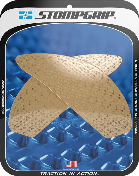 STOMPGRIP 55-14-0152C Tank Grips - Icon - Clear - Suzuki - GS '18-'25 | Street
