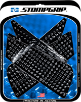 STOMPGRIP 55-10-0065B Tank Grips - Volcano - Black - Ducati '07-'13 | Street