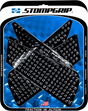 STOMPGRIP 55-10-0065B Tank Grips - Volcano - Black - Ducati '07-'13 | Street