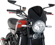 Puig Hi-Tech Parts 003NF Windscreen - Black/Dark Smoke | Street