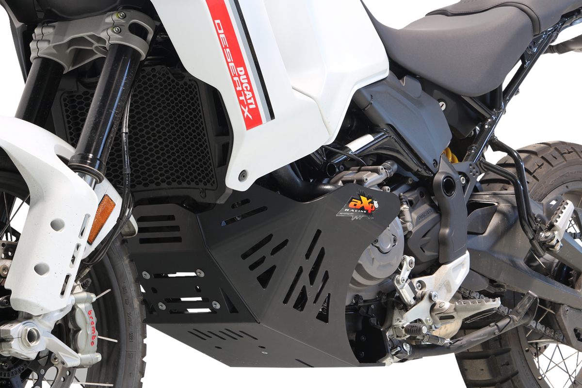 Axp Racing AX1679 Adventure Skid Plate - Black - Ducati - DesertX '22-'23 | Adventure/Street