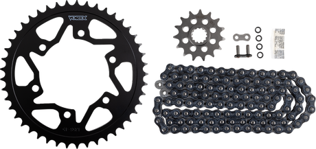 VORTEX CK6273 Chain and Sprocket Kit - HFRS - Black - Suzuki GSX-R600 | Street