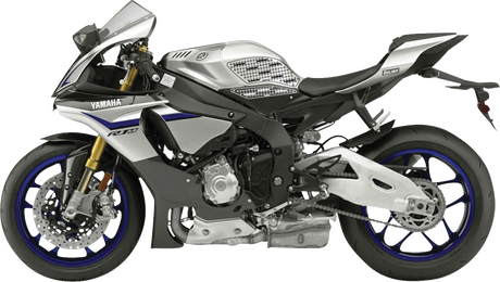 STOMPGRIP 55-10-0099H Tank Grips - Volcano - Clear/Black - Yamaha - YZF '15-'25 | Street