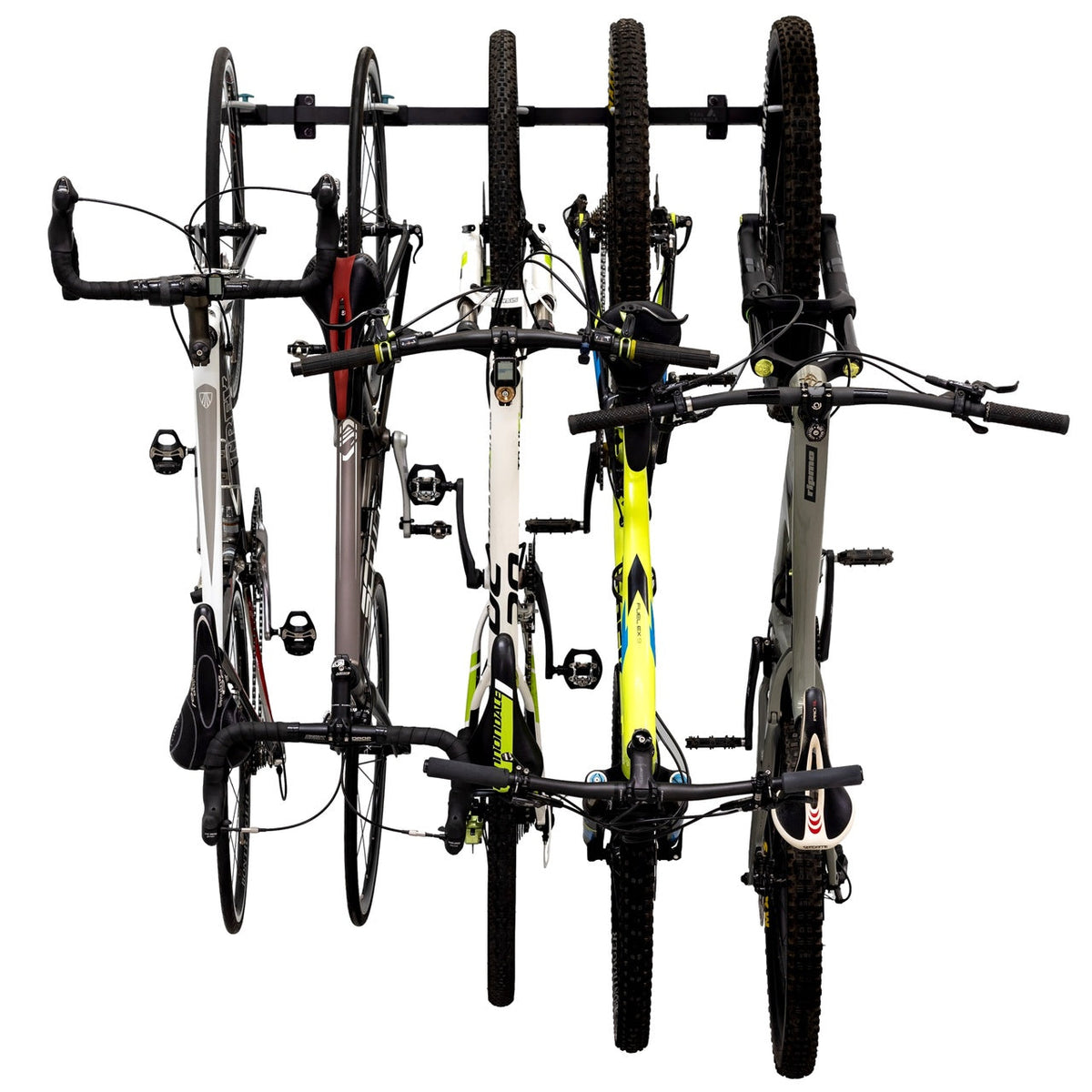 G-Bike | Adjustable Wall Storage System | Holds 5 Bikes