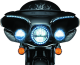 Kuryakyn ECE Compliant LED 3-1/4 Flat Style Turn Signal Insert Amber Lens - Cycle City Outdoors