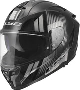 LS2 Challenger II Nitro Gloss Black Gray Black