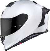 Scorpion - Exo R1 Air Full Face Helmet Matte Pearl White Lg