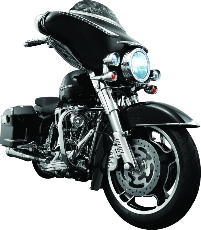 Kuryakyn LED Halo Trim Ring For 7inch Headlight 83-13 Touring Models Chrome - Cycle City Outdoors