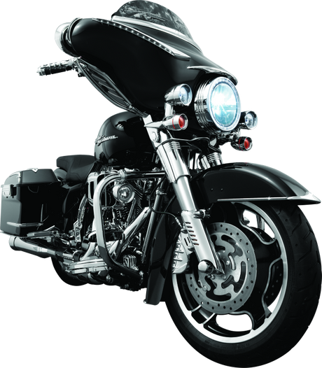 Kuryakyn LED Halo Trim Ring For 7inch Headlight 83-13 Touring Models Chrome - Cycle City Outdoors