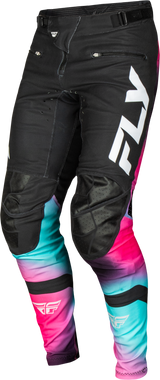 Rayce Bicycle Pants Fuschia/Black/Teal Sz 38 - Cycle City Outdoors