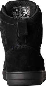 Hitop Moto Sneaker Ce Boot Black Suede  Sz 12