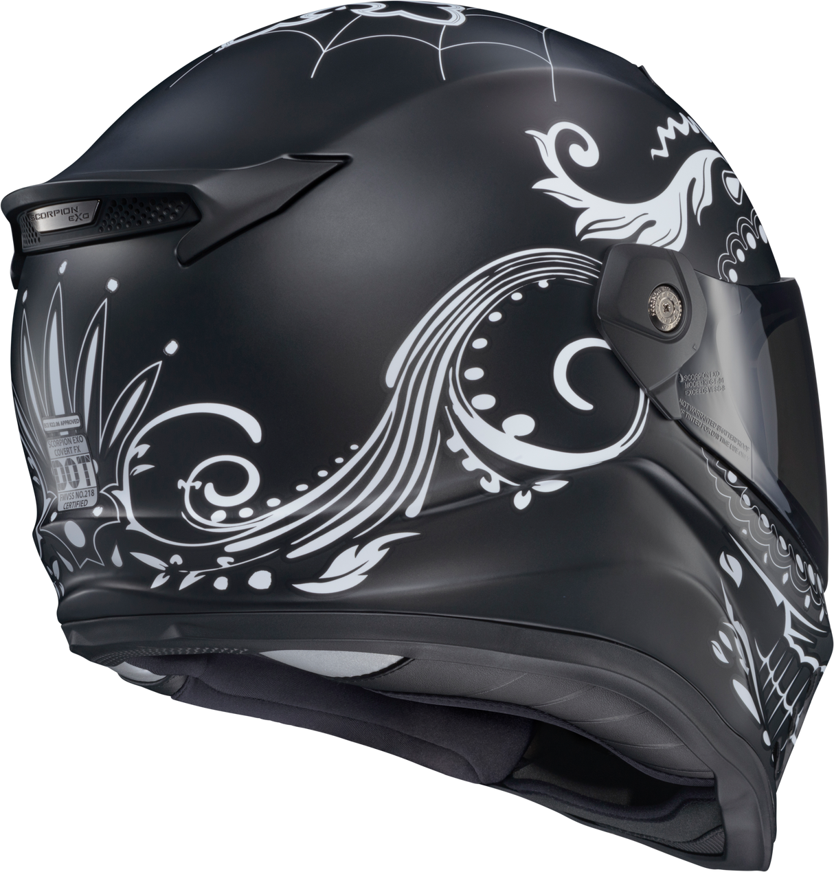 Scorpion - Covert Fx Full Face Helmet El Malo White/Matte Black Lg