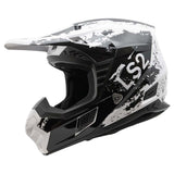 LS2 Coz Off-Road & MX Helmet | Matte Black & Gloss White | XS–3XL | 706-1011