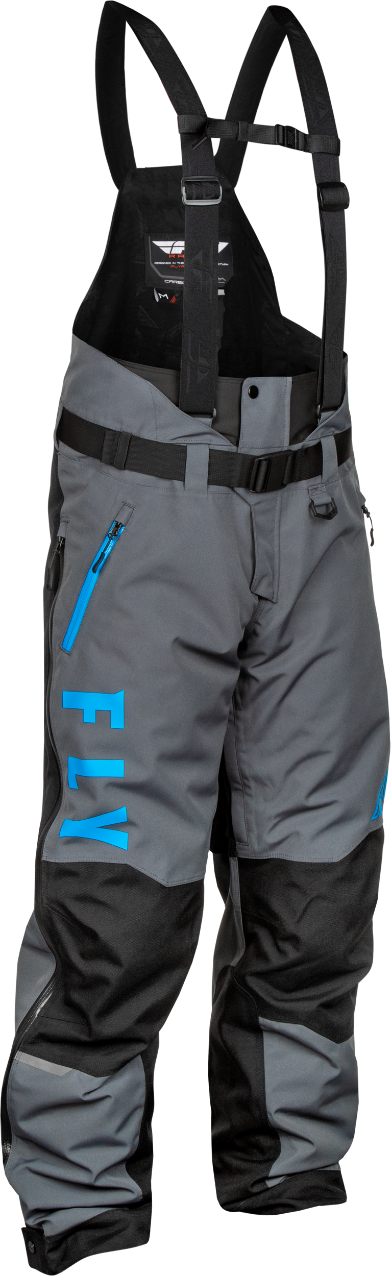 Carbon Bib Grey/Blue 2x