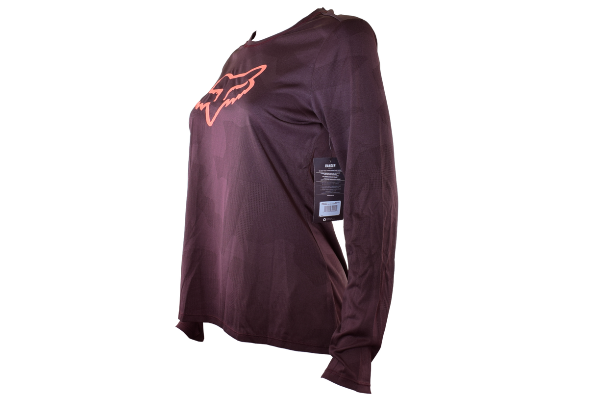 Fox Racing - Womens Ranger Long Sleeve Jersey - Dark Maroon - S