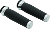 Kuryakyn Thresher Grips 18-Up Indian Models Chrome - Cycle City Outdoors