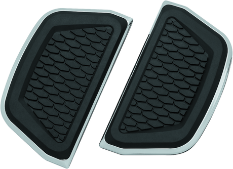 Kuryakyn Hex Passenger Board Inserts Chrome - Cycle City Outdoors