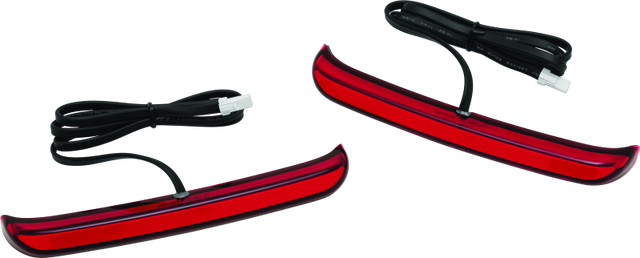 Kuryakyn Tracer Saddlebag Lights Red Lens - Cycle City Outdoors