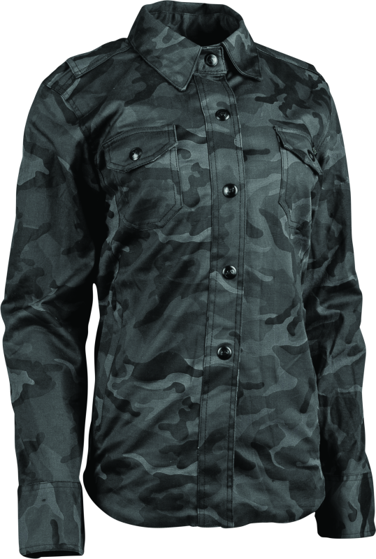 Speed and Strength Speed Society Armored Moto Shirt Camouflage Womens - Large - Cycle City Outdoors