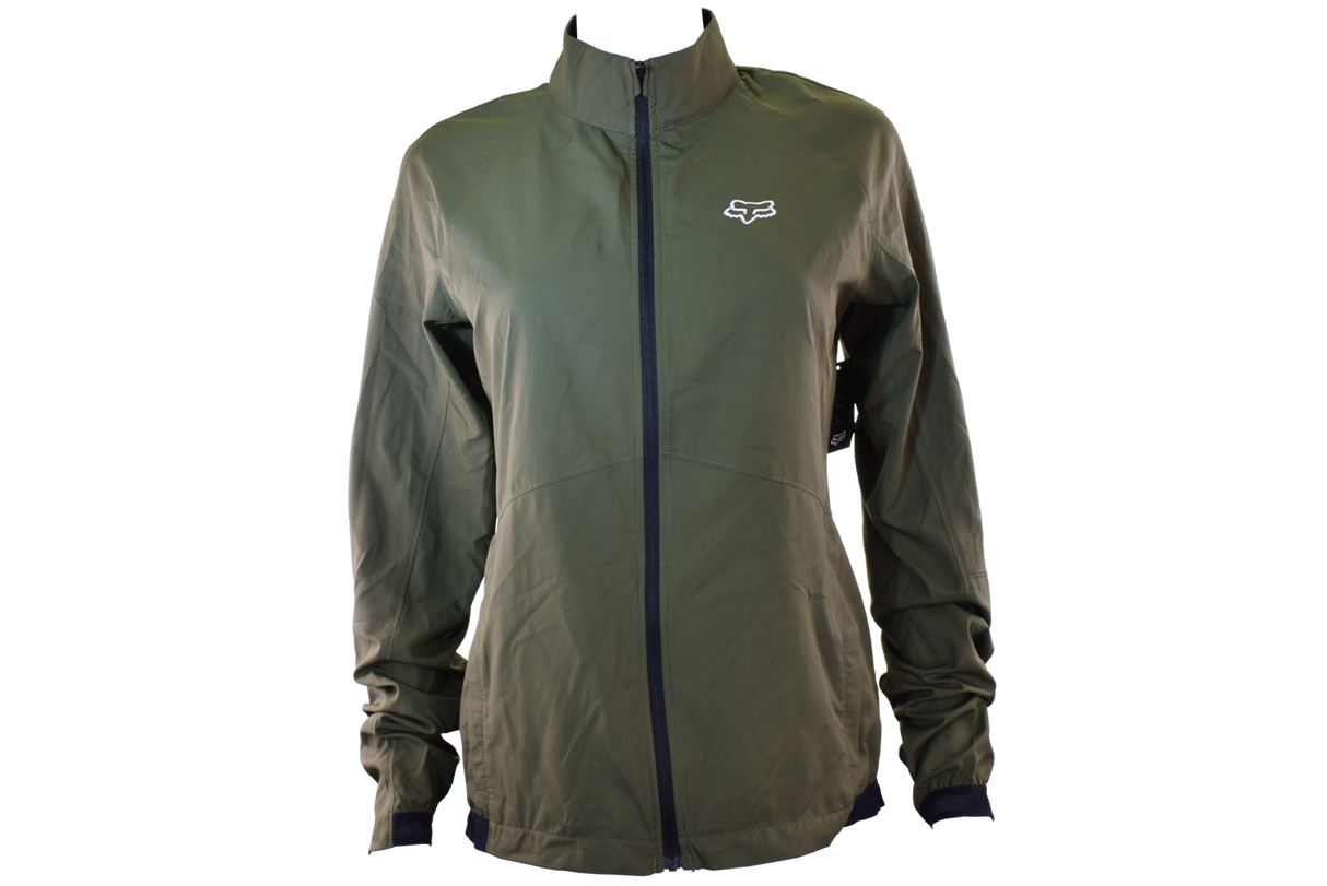 Fox Racing - Womens Ranger Wind Jacket - Olive Green - S