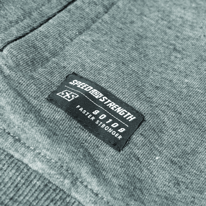 Speed and Strength Lunatic Fringe Armored Sweatshirt Grey/Black - Small - Cycle City Outdoors