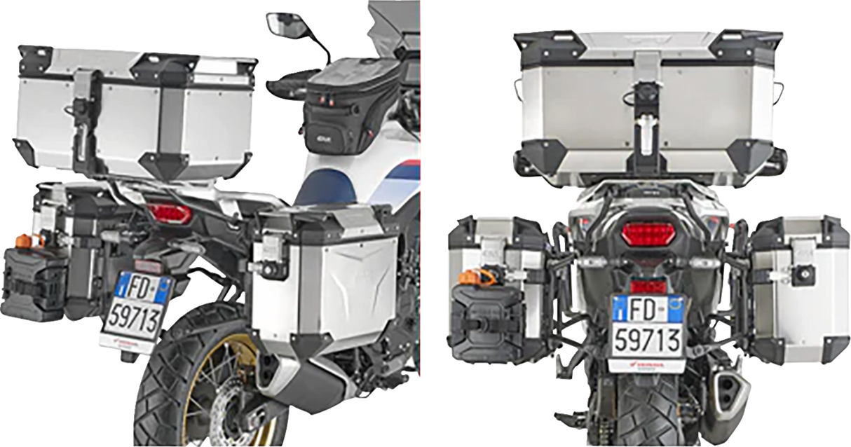 GIVI Pannier Holder - Side Case Hardware - Silver PLO1201CAM