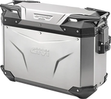 GIVI Outback Evo Side Case - Left - 37 Liter - Silver OBKE37ALA