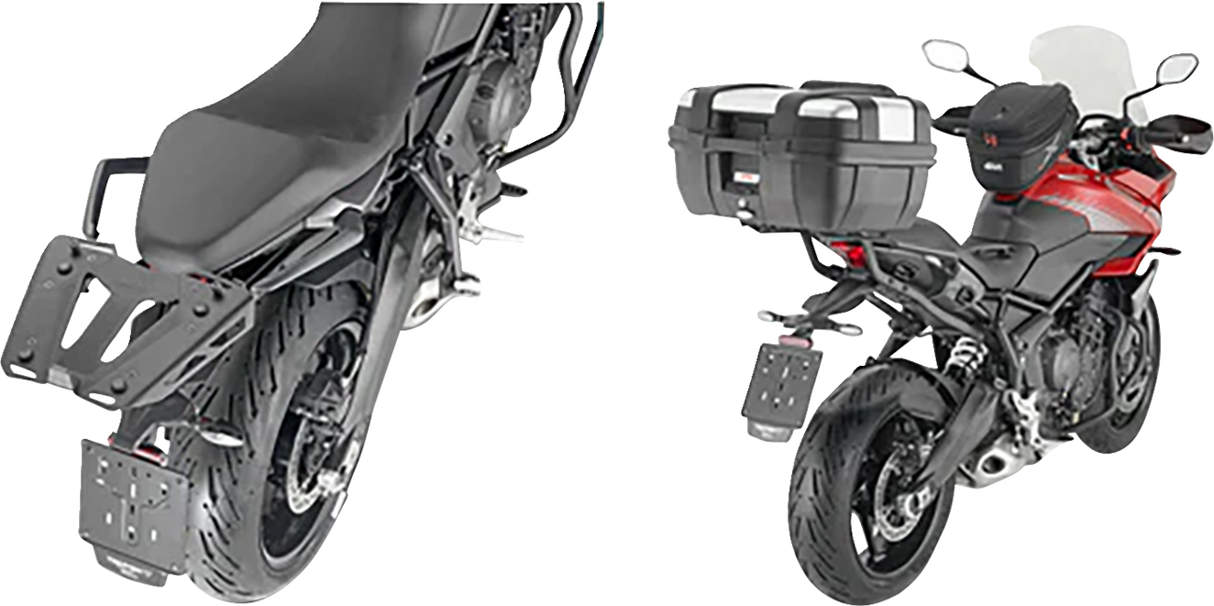 GIVI Rear Luggage Rack - Side Arms - Tiger 660 6421FZ