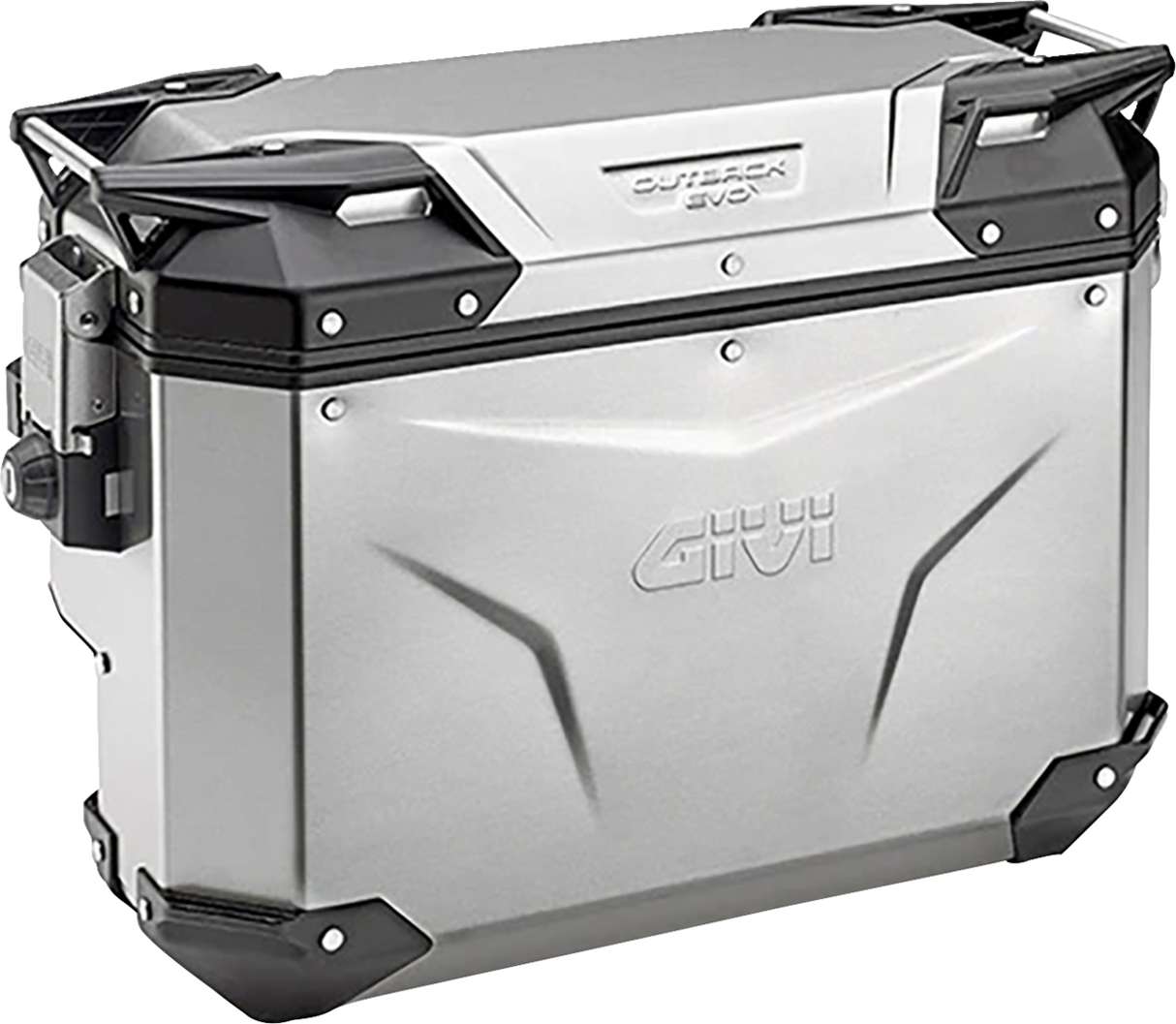 GIVI Outback Evo Side Case - Right - 33 Liter - Silver OBKES33ARA