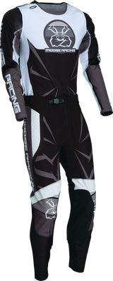 MOOSE RACING Agroid Jersey - Black/White - XL 2910-7908 - Cycle City Outdoors