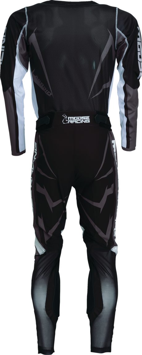 MOOSE RACING Agroid Jersey - Black/White - 2XL 2910-7909 - Cycle City Outdoors