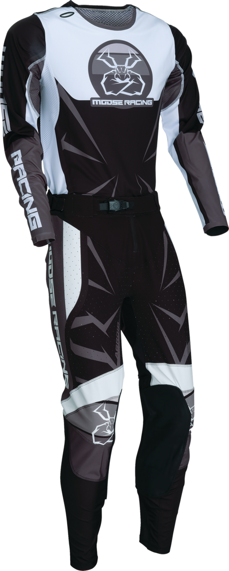 MOOSE RACING Agroid Jersey - Black/White - 3XL 2910-7910 - Cycle City Outdoors