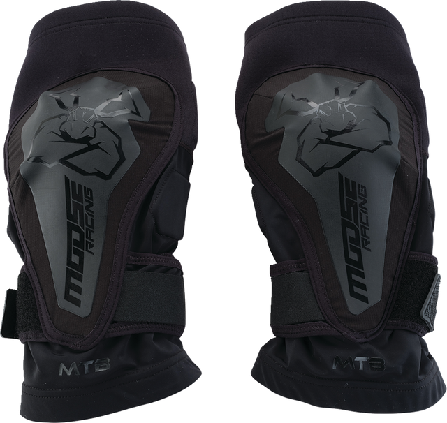 MOOSE RACING MTB Knee Guards - Black - XL/2XL 2704-0750 - Cycle City Outdoors