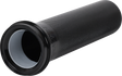 THRASHIN SUPPLY CO. Throttle Tube - Knurled - 1" - TBW - Black TSC-2704-1