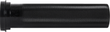 THRASHIN SUPPLY CO. Throttle Tube - Knurled - 1" - TBW - Black TSC-2704-1