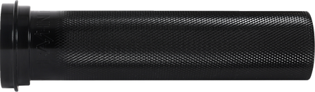 THRASHIN SUPPLY CO. Throttle Tube - Knurled - 1" - TBW - Black TSC-2704-1