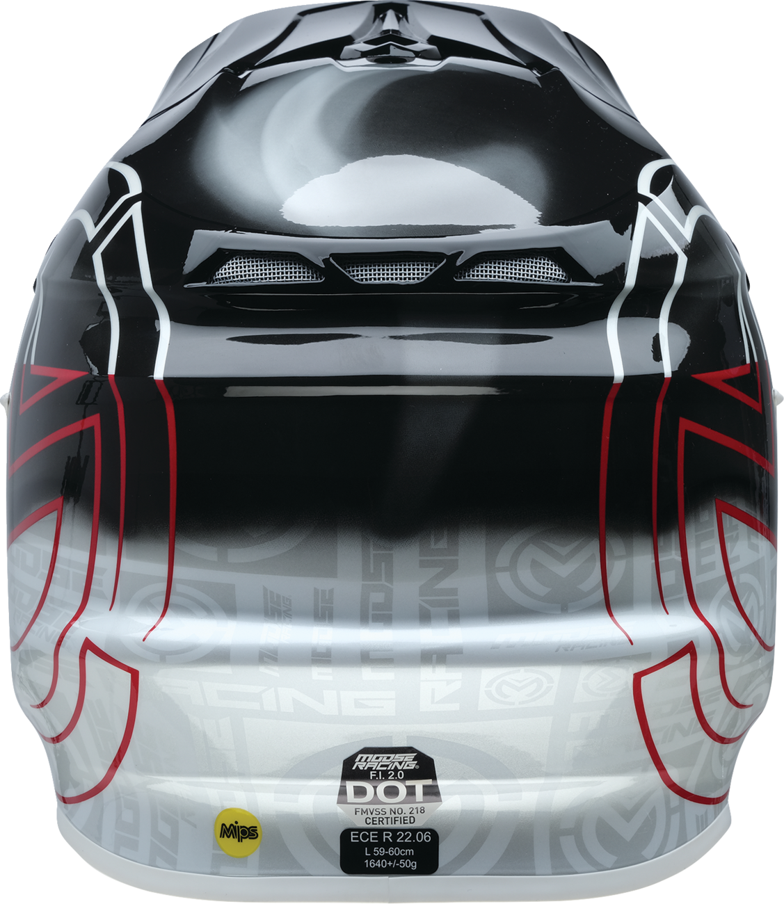 MOOSE RACING F.I. 2.0 Helmet - Deceit - MIPS? - Black/Red - Medium 0110-7991 - Cycle City Outdoors