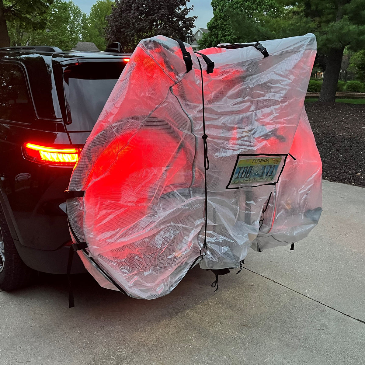 BiKASE - Dual or Single Ebike Cover Adjustable for 1 or 2 Bikes