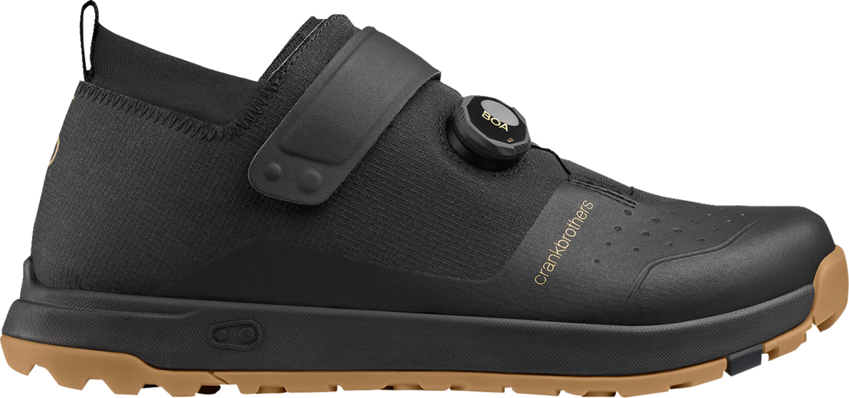 CRANKBROTHERS Mallet BOA? Trail Shoes - Black/Gold - US 10.5 MTB41080A105 - Cycle City Outdoors