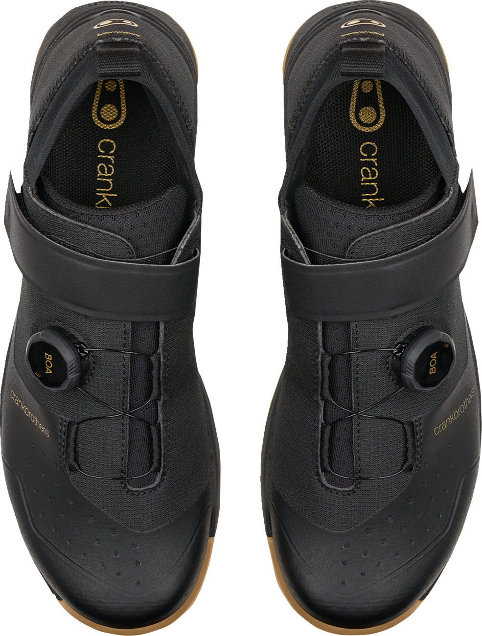 CRANKBROTHERS Mallet BOA? Trail Shoes - Black/Gold - US 10.5 MTB41080A105 - Cycle City Outdoors