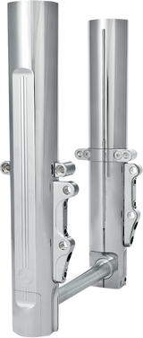 PERFORMANCE MACHINE (PM) Fork Leg Kit - Chrome - Lower - Dual Disc - '14-'20 FL 0208-2096-CH