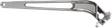 THRASHIN SUPPLY CO. Extended Shift Arm - Chrome TSC-2909-3