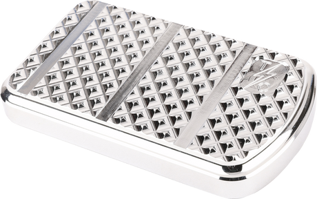 THRASHIN SUPPLY CO. Brake Pedal Pad - Chrome - FL TSC-2201-3