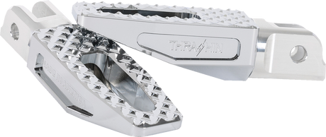 THRASHIN SUPPLY CO. Slim P-54 Footpegs - Front - Chrome TSC-2021-3-SF