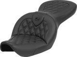 SADDLEMEN Roadsofa* Seat - without Backrest - Lattice Stitch - FXDWG '96-'23 896-05-182